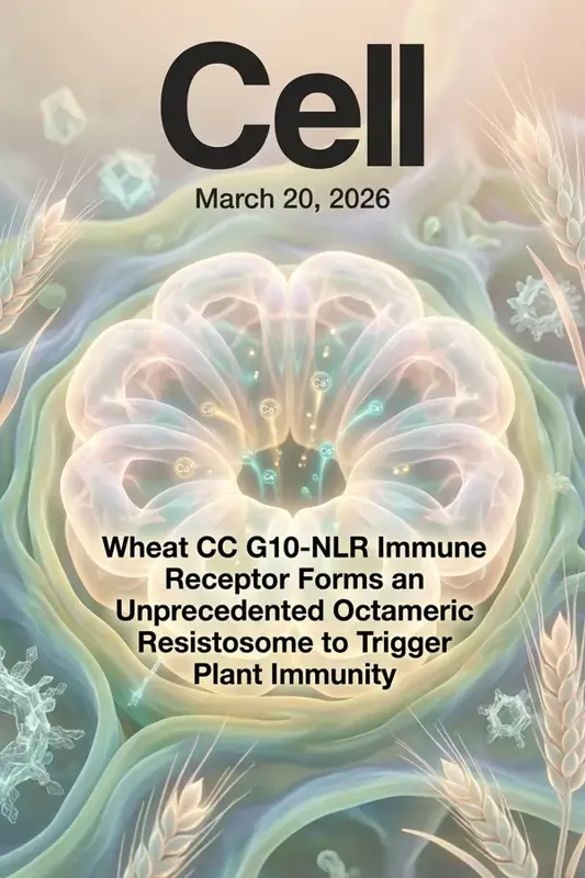 小麦CC G10-NLR免疫受体形成前所未有的八聚体抗性小体以触发植物免疫