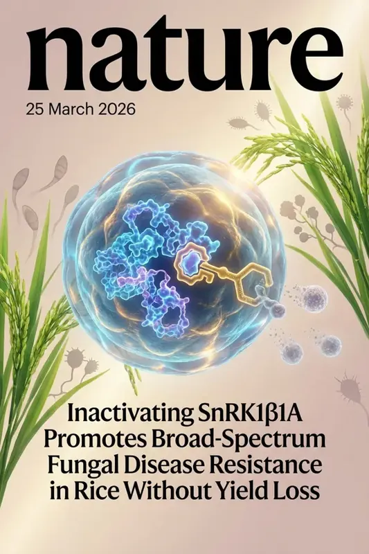失活SnRK1β1A：在不损失产量的前提下提升水稻广谱抗真菌病害能力