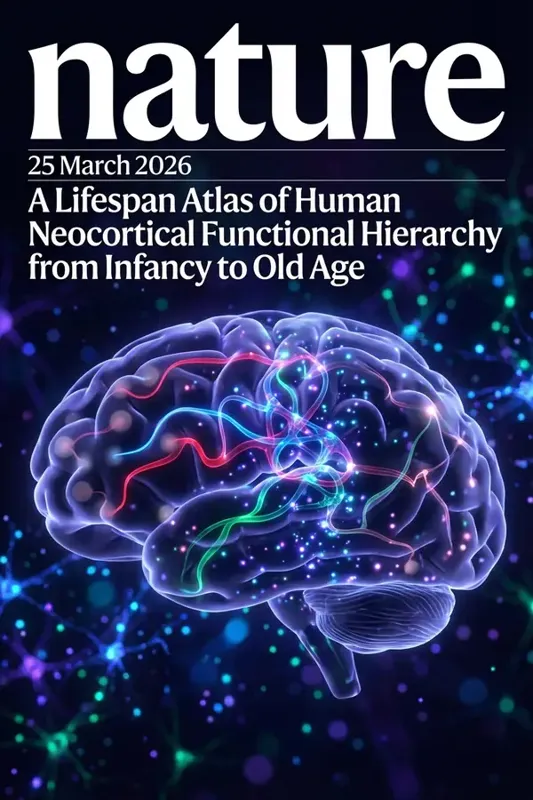 从婴儿到老年：人类大脑皮层功能层级的毕生演变图谱