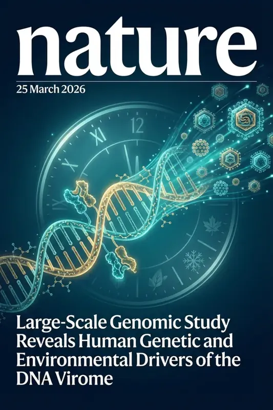 大规模基因组研究揭示人类遗传与环境因素对DNA病毒组的影响