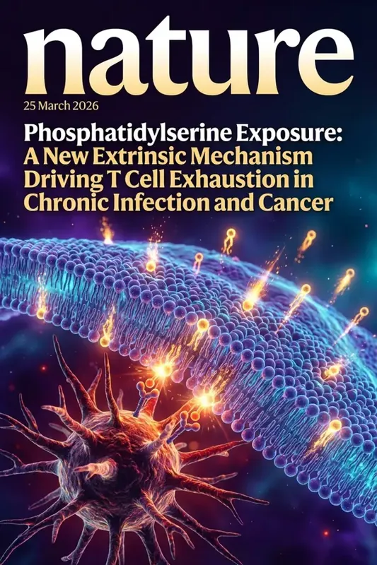 磷脂酰丝氨酸外翻：揭示慢性感染与癌症中T细胞耗竭的新型外源性抑制机制