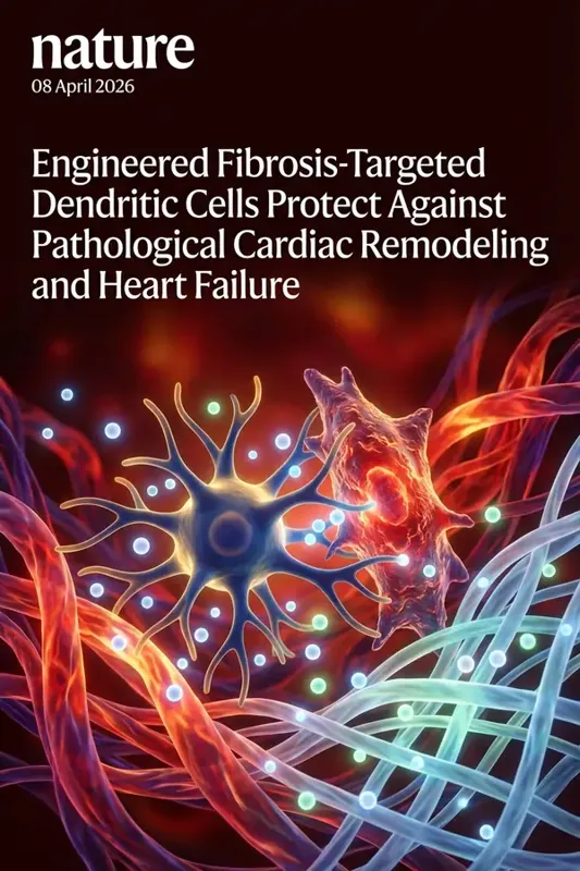 工程化纤维化靶向树突状细胞保护心脏，逆转病理性重构与心力衰竭